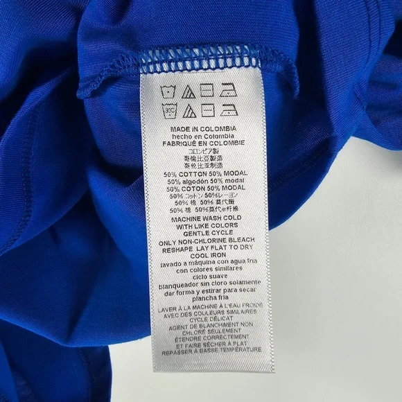 NWT MICHAEL MICHAEL KORS Gold Tone MK Logo T-Shirt MEDIUM - Picture 10 of 11